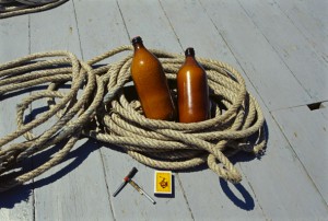 Confiscated home made fish bombs, Sabah, Malaysia